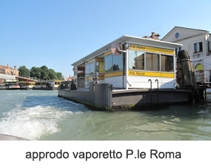 Approdo vaporetto p.le Roma